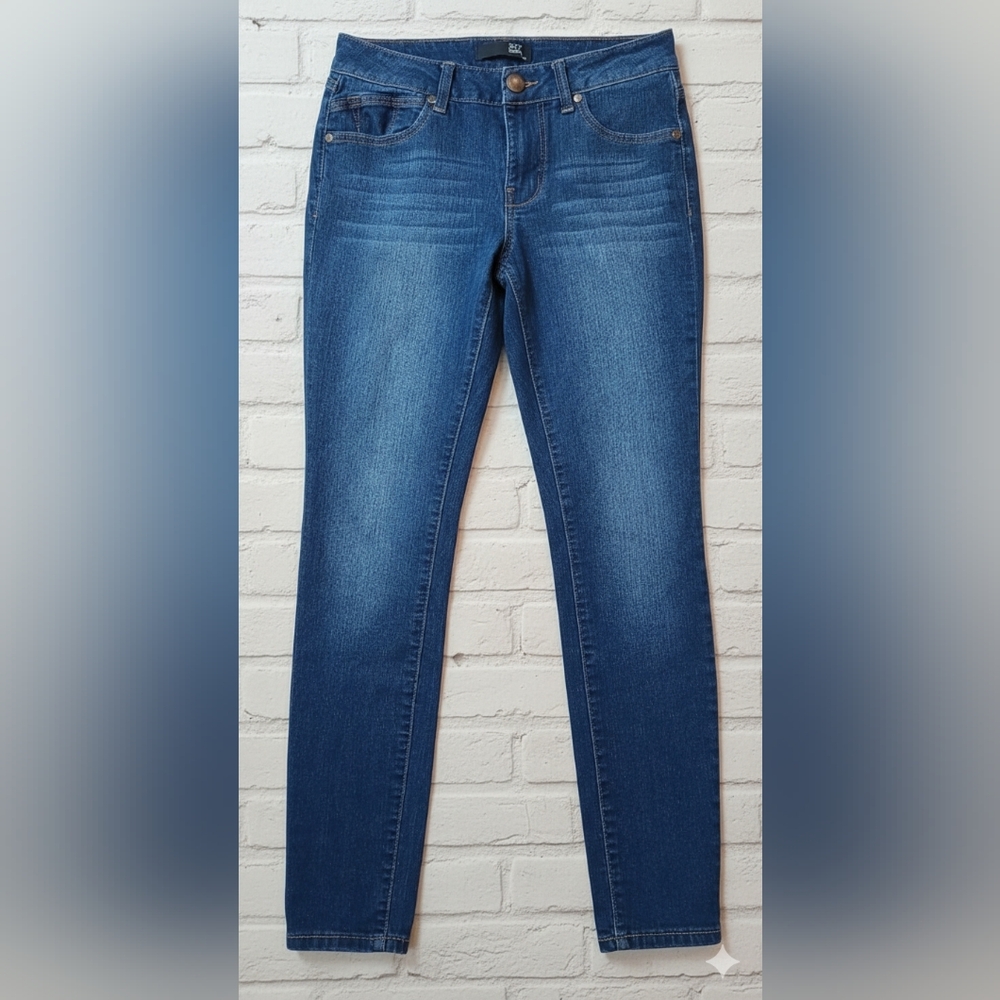 1822 Denim Skinny Jeans in Deep Blue Wash
